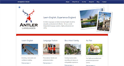 Desktop Screenshot of antlerlanguages.co.uk